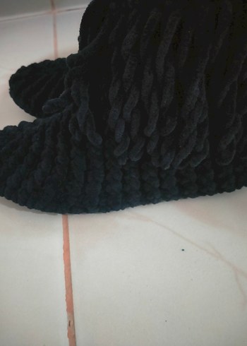 Örgü Bohem Erkek Ev Botu Gri - Görsel 3