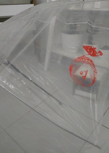 Beyaz Transparan Kadın Şemsiye - Görsel 3