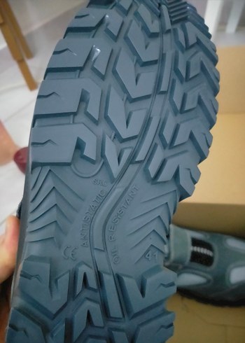 Gri Biker Spor Erkek Ayakkabı Velcro - Görsel 2