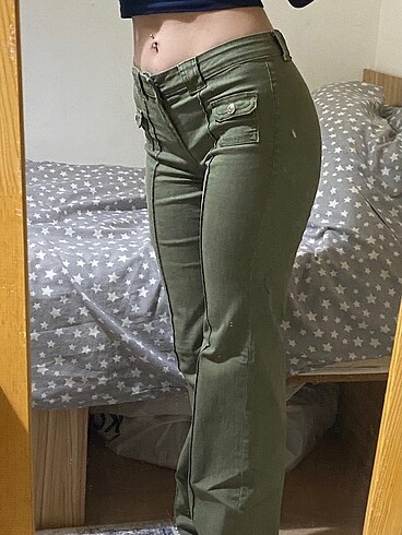 H&M düşük bel pantolon