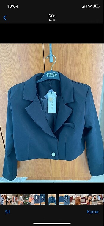 Diğer Kısa blazer çeket