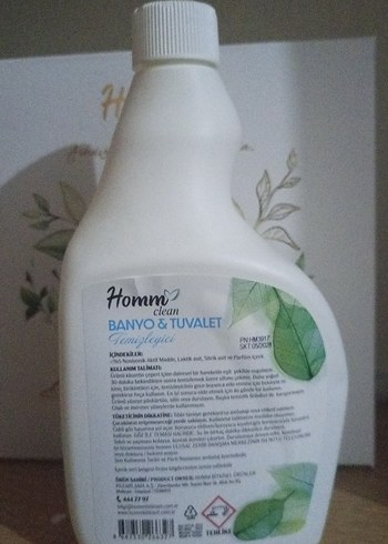 Homme Clean Banyo & Tuvalet Temizleyici 750 ml - Görsel 2