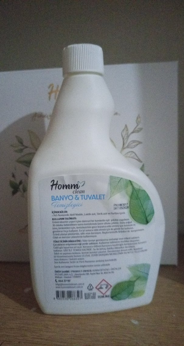 Homme Clean Banyo & Tuvalet Temizleyici 750 ml - Görsel 2