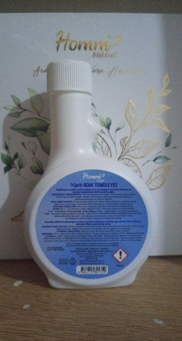 Homm Köpüklü Ocak Temizleyici 350 ml - Görsel 2