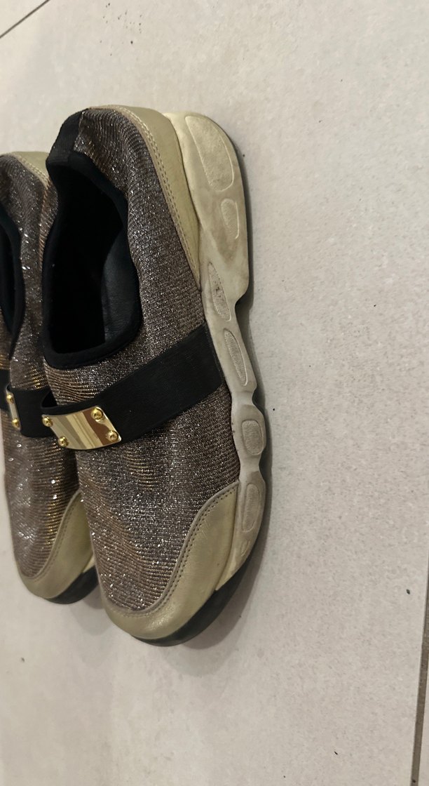 Lame dore Kadın Spor Ayakkabı - Görsel 2