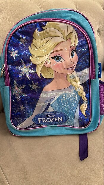 Elsa ilkokul çantası