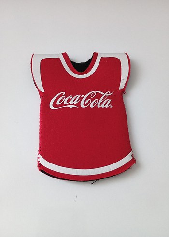 Kırmızı Baskılı Coca-Cola şişe tshirt