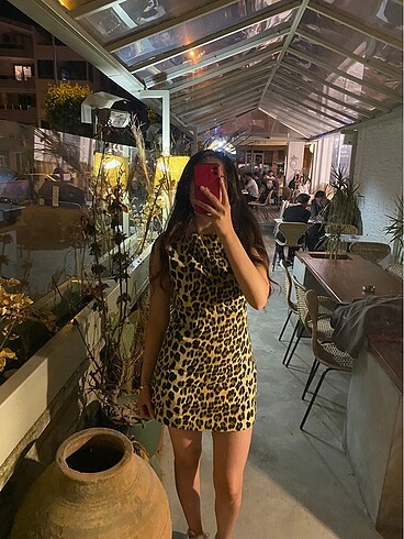 Zara Zara leopar elbise