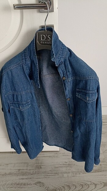 Bayan kot denim gömlek