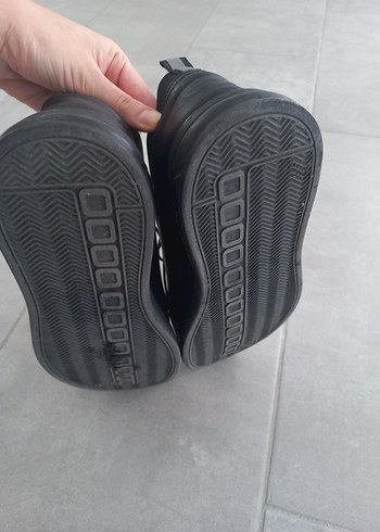 41 Beden Derimod Erkek Bağcıklı Deri Siyah Sneaker