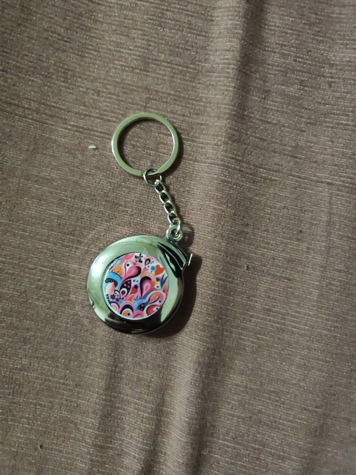 Renkli Fermuarlı Vintage Anahtarlık - Görsel 3