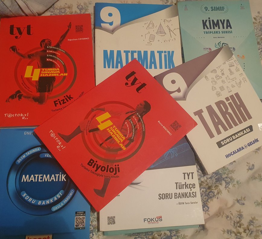 TYT Soru Bankası Seti: Matematik, Biyoloji, Fizik, Türkçe - Görsel 2