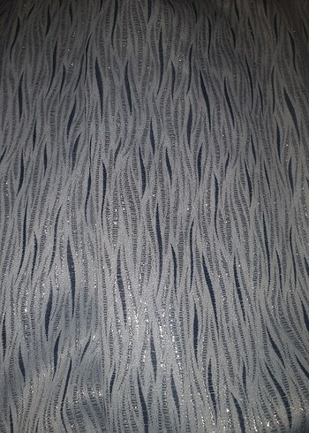 Bohem Gri Desensiz Perde 3 adet fon perde - Görsel 2