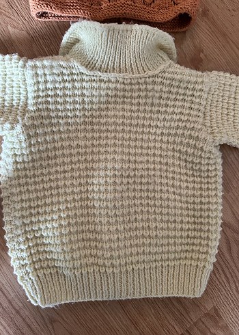 İki adet bebek örgü ceket unisex - Görsel 6