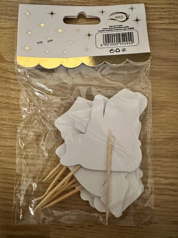 İnşaat temali parti kürdan/ cupcake süsü - Görsel 2