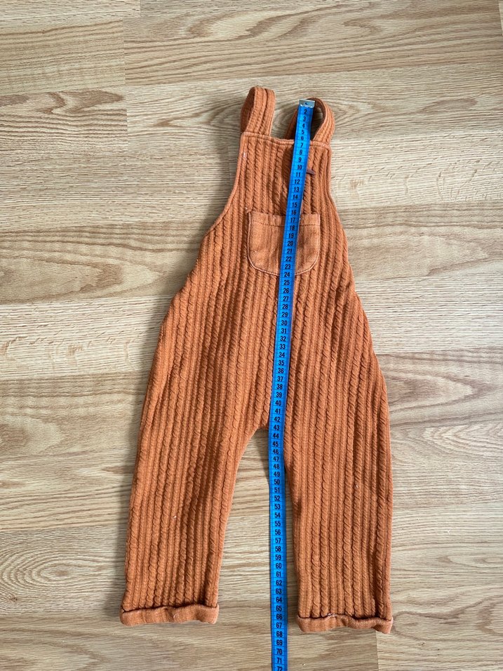 Little gusto Kahverengi Askılı Tulum 1-2 yaş - Görsel 5