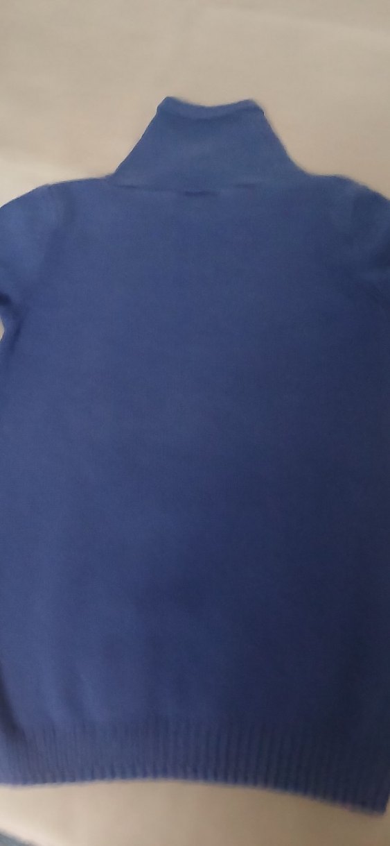 Erkek Çocuk Lacivert Boğazlı Triko Kazak - Görsel 3