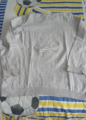 Gri Erkek Çocuk Bisiklet Baskılı Sweatshirt - Görsel 2