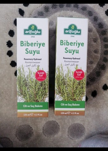  Beden Renk Arifoğlu %100 Saf Biberiye Suyu 125 ml