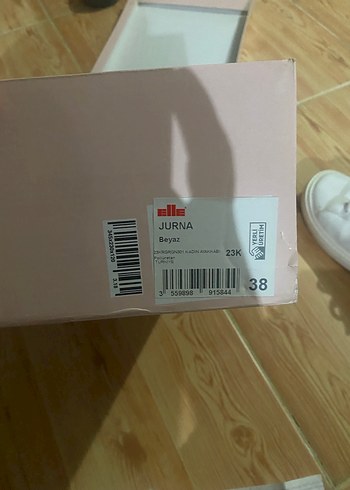 Elle Beyaz Minimalist Kadın Spor Ayakkabı