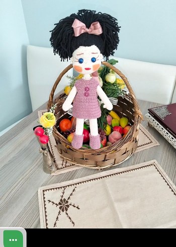 Pembe El Örgüsü Bebek Oyuncak