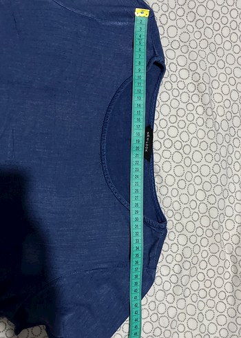 Kısa Kollu Mavi tshirt - Görsel 5