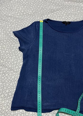 Kısa Kollu Mavi tshirt - Görsel 6