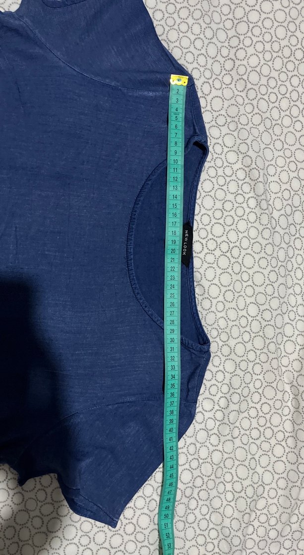 Kısa Kollu Mavi tshirt - Görsel 5