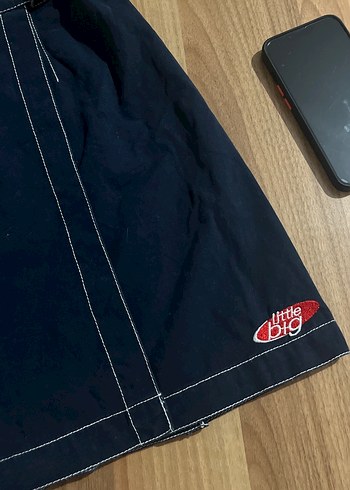 Lacivert Kadın Midi Mini Etek - Görsel 3