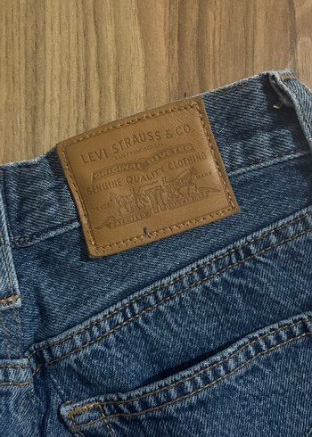 Düğmeli Mavi Denim Midi Etek - Görsel 7