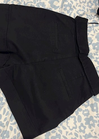 Siyah Rahat Kesim şort - Görsel 4