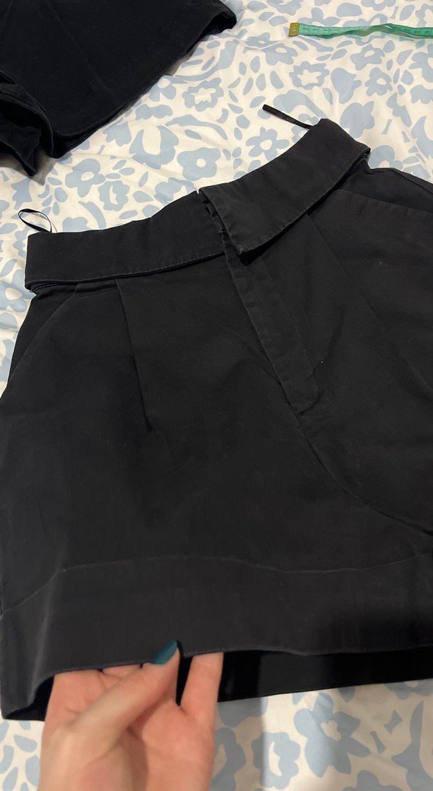 Siyah Rahat Kesim şort - Görsel 2