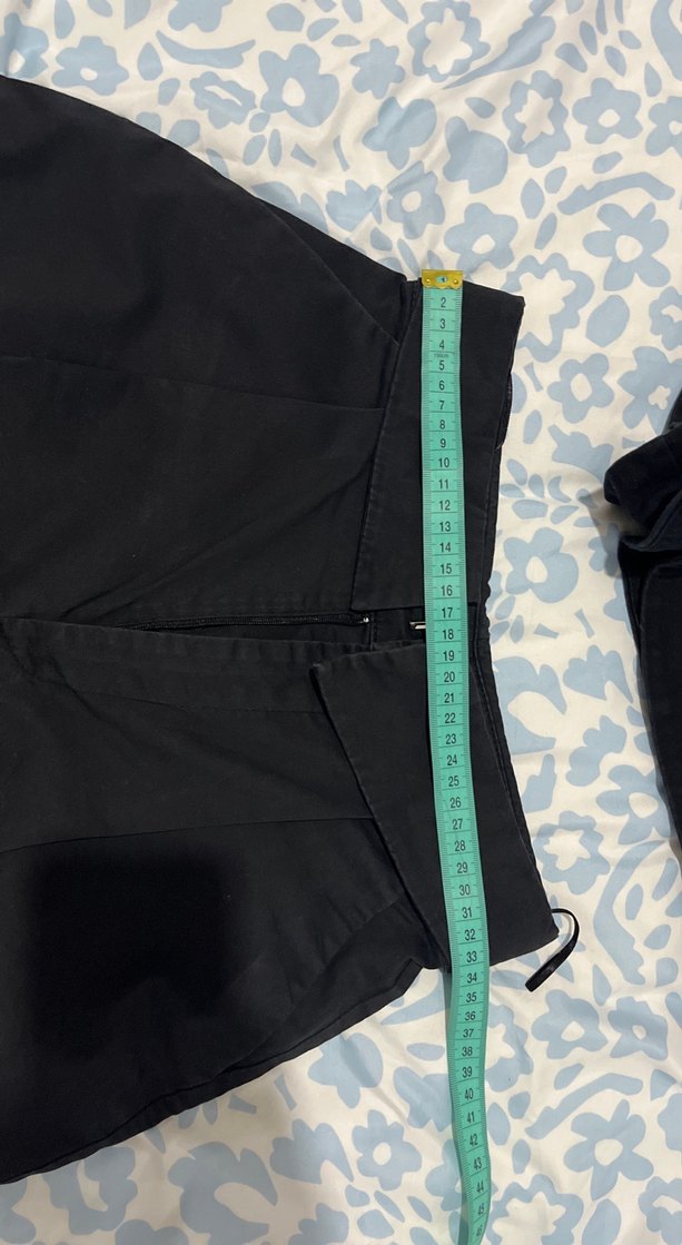 Siyah Rahat Kesim şort - Görsel 5