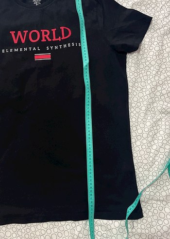 Siyah Baskılı Erkek Tişört - Görsel 6