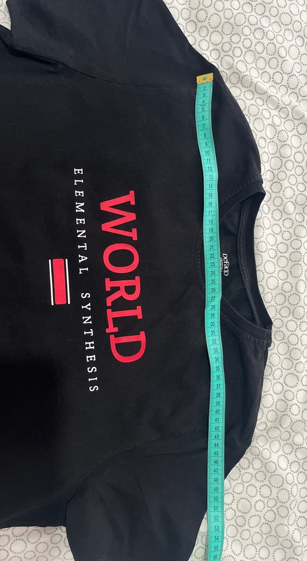 Siyah Baskılı Erkek Tişört - Görsel 5