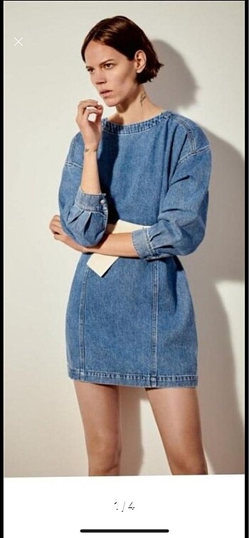 ZARA JEAN KISA ELBİSE