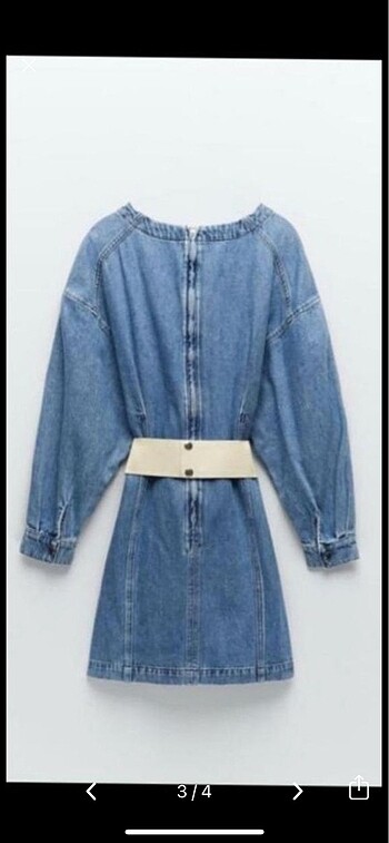 s Beden ZARA JEAN KISA ELBİSE