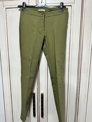 YEŞİL KUMAŞ PANTOLON