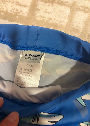 Mavi Köpekbalığı Desenli Erkek Çocuk Mayo - Görsel 2