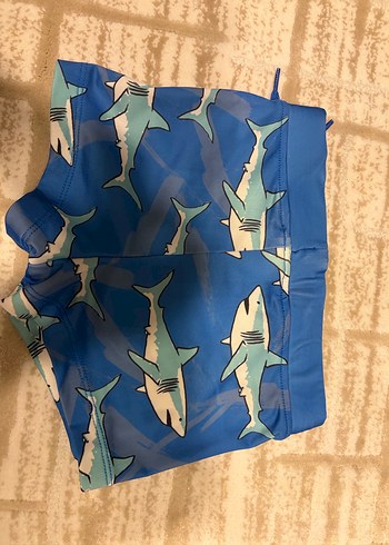 Mavi Köpekbalığı Desenli Erkek Çocuk Mayo - Görsel 3