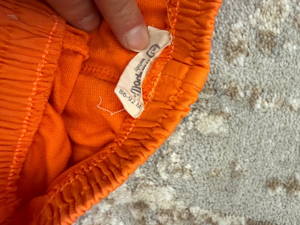 Turuncu Rahat Kesim Erkek çocuk Şort - Görsel 2