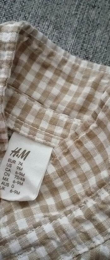 H&M Hm gömlek 6 9 ay