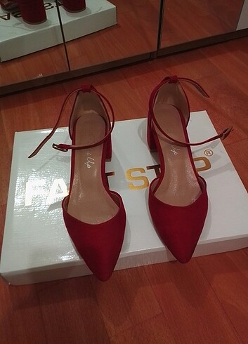 36 Beden kırmızı Renk Kirmizi topuklu ayakkabi