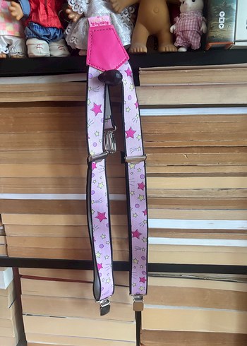 Pembe Bağcıklı Çocuk Askısı