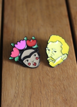 Frida ve Van Gogh Pin