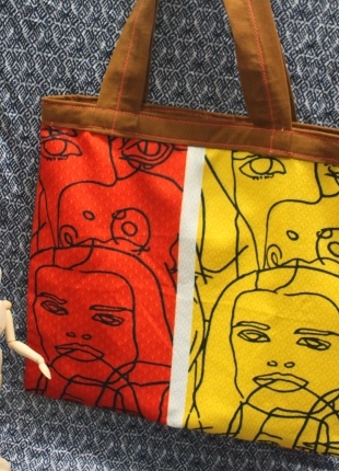 Handcrafted By Me! suret çanta