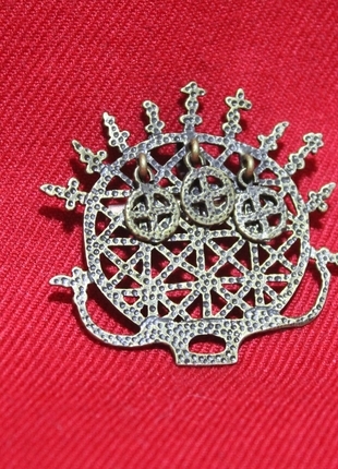 Designer Hitit Güneşi Broş