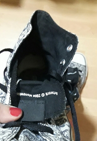 39 Beden çeşitli Renk Desenli Converse