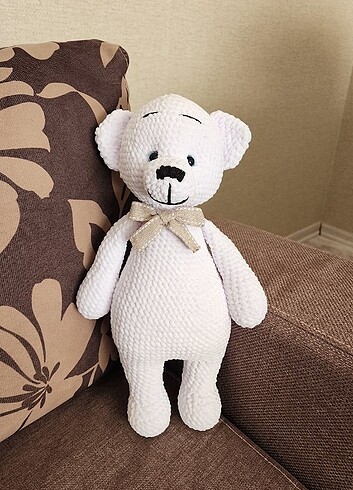 Amigurumi Beyaz Ayıcık 
