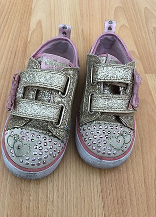 26 Beden altın Renk Skechers 25,5 no